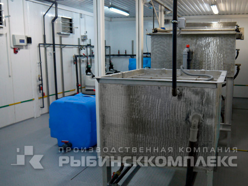 Станция очистки сточных вод молочного предприятия 4 м³/час, Промстоки