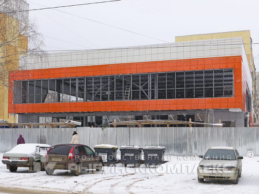 Республика Мордовия г. Саранск, монтаж ограждающих конструкций