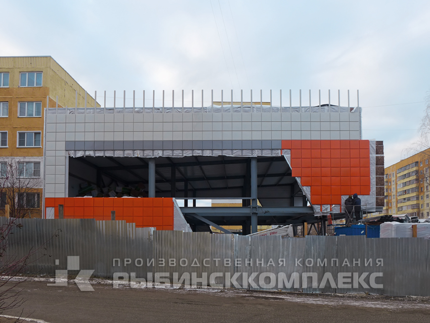 Республика Мордовия г. Саранск, монтаж ограждающих конструкций