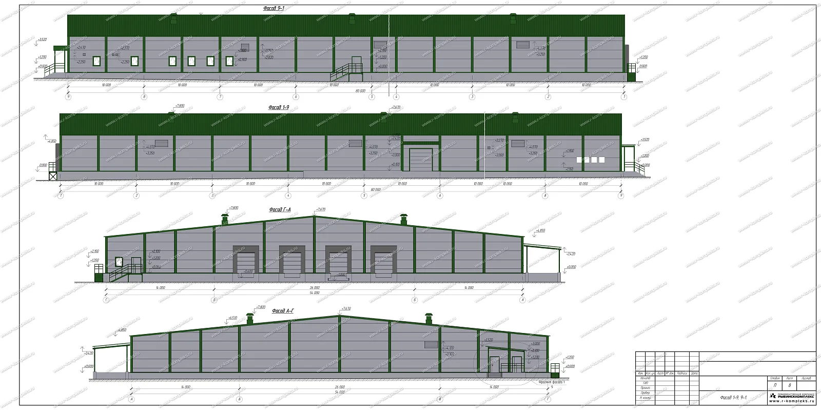 Комплекс зданий птицефабрики, 9371 м²: Цех сортировки яйца