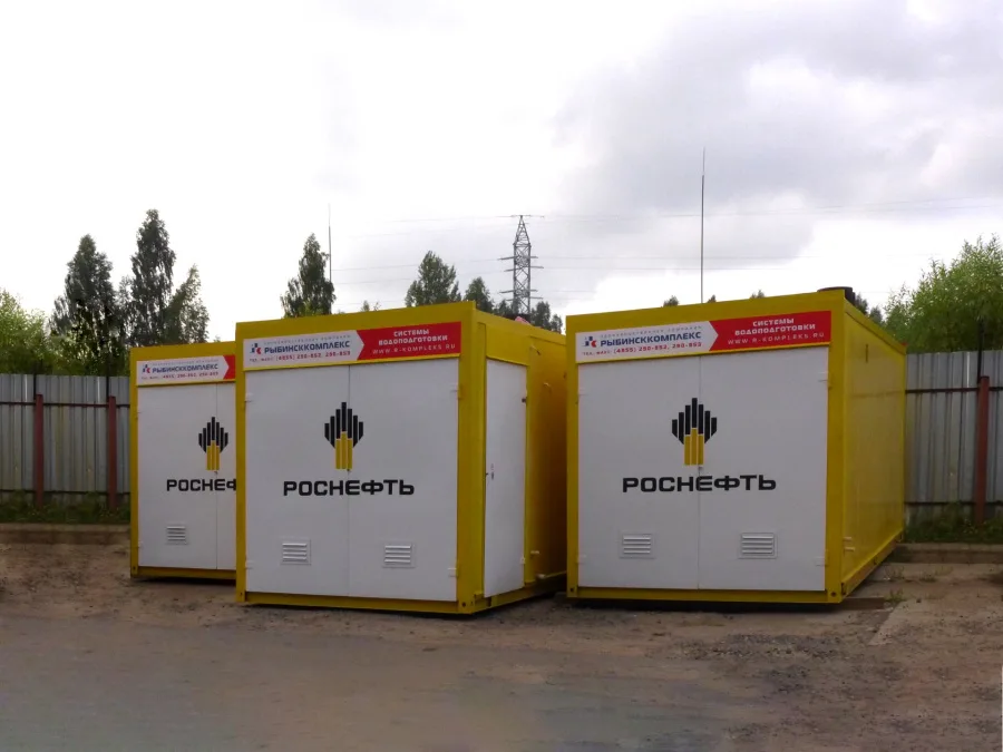 Станция водоподготовки в блок-контейнере 8 м³/час