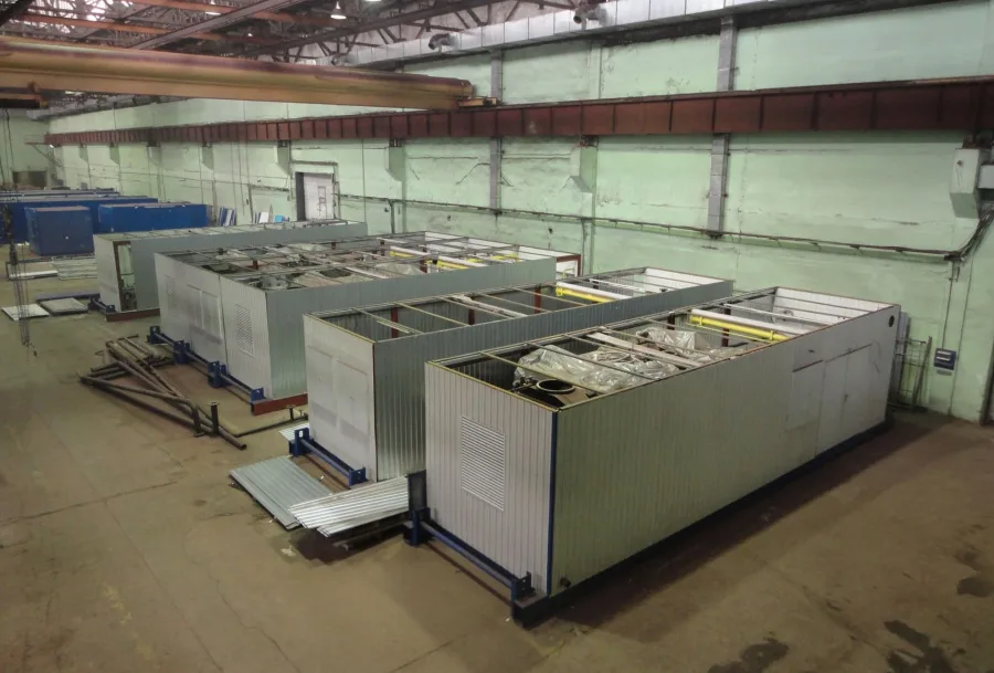 Модульная газовая котельная 10 тонн п/ч, тип котла - Паровой