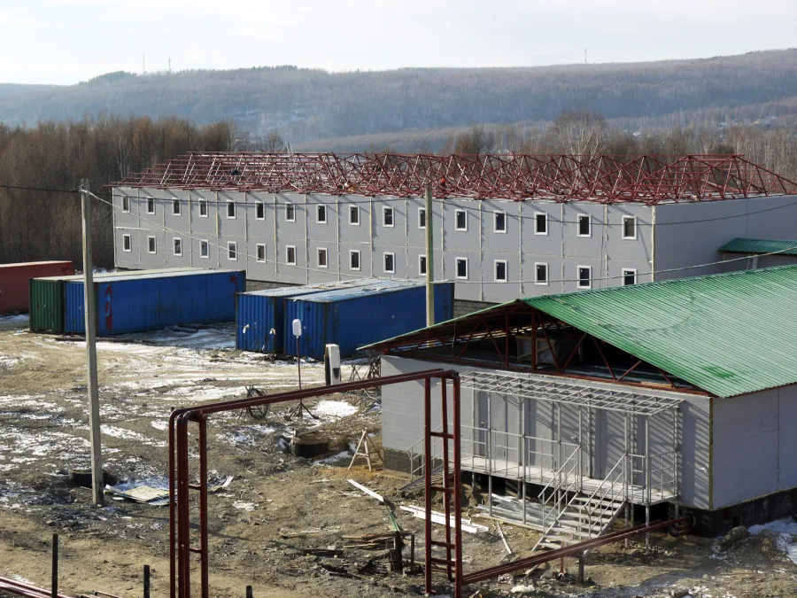 Быстровозводимое здание «Общежитие на 120 человек» площадью 1356.26 м2